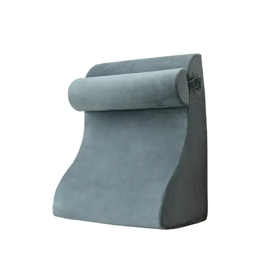 Lumbar Support Cushion Bed Wedge Pillow for Sleeping Orthopedic Bed Wedge Pillow Set Adjustable Memory Foam Cushion 