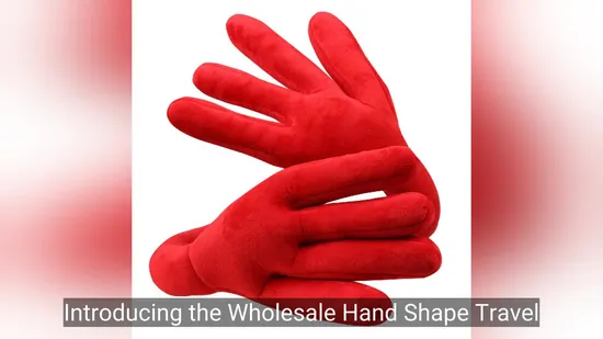 Wholesale Hand Shape Travel Neck Support Pillow Portable Airplane Car Office Nap Rest Pillow 