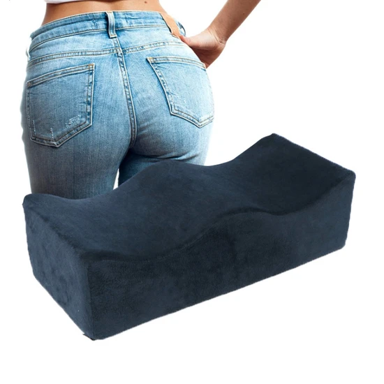 Wholesale High Density Sponge Foam Cervical Home Chair Back Support Bbl Pillow 